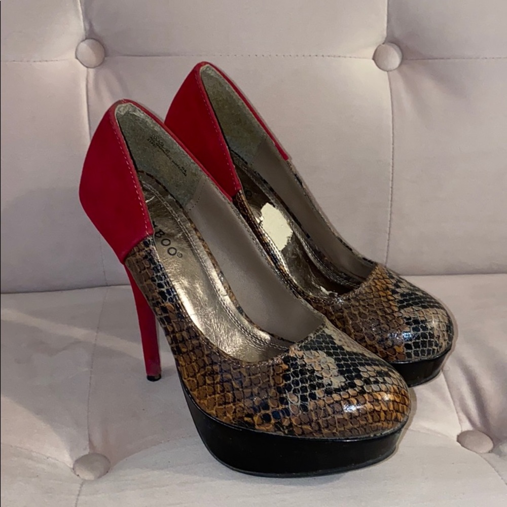 BAMBOO Snake Heels